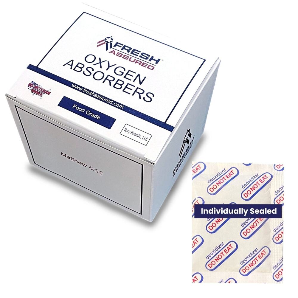 Oxygen‎ Absorbers for Mylar Bags Long Term Food Storage Individually Packed 20